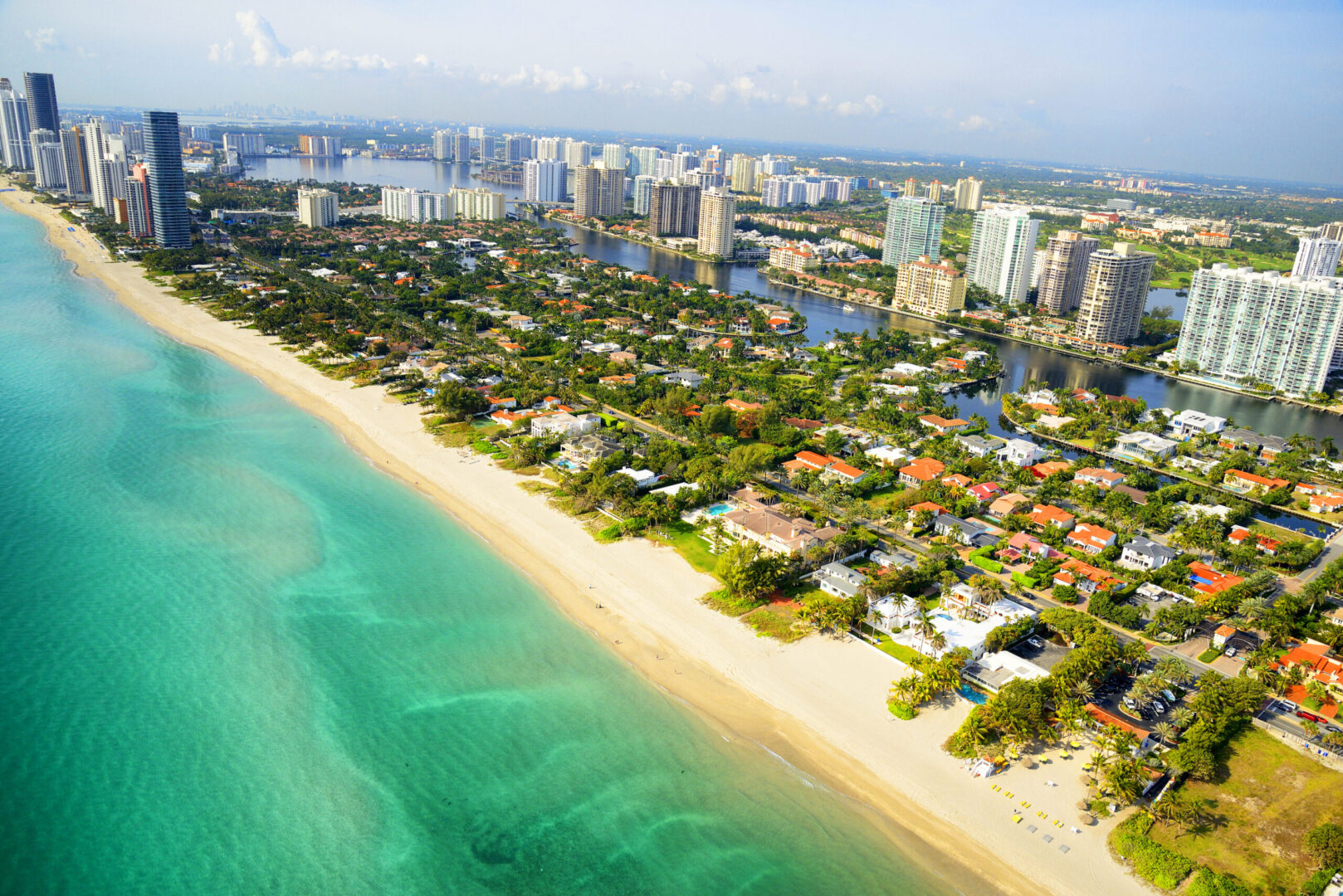 Miami Beach aerial view