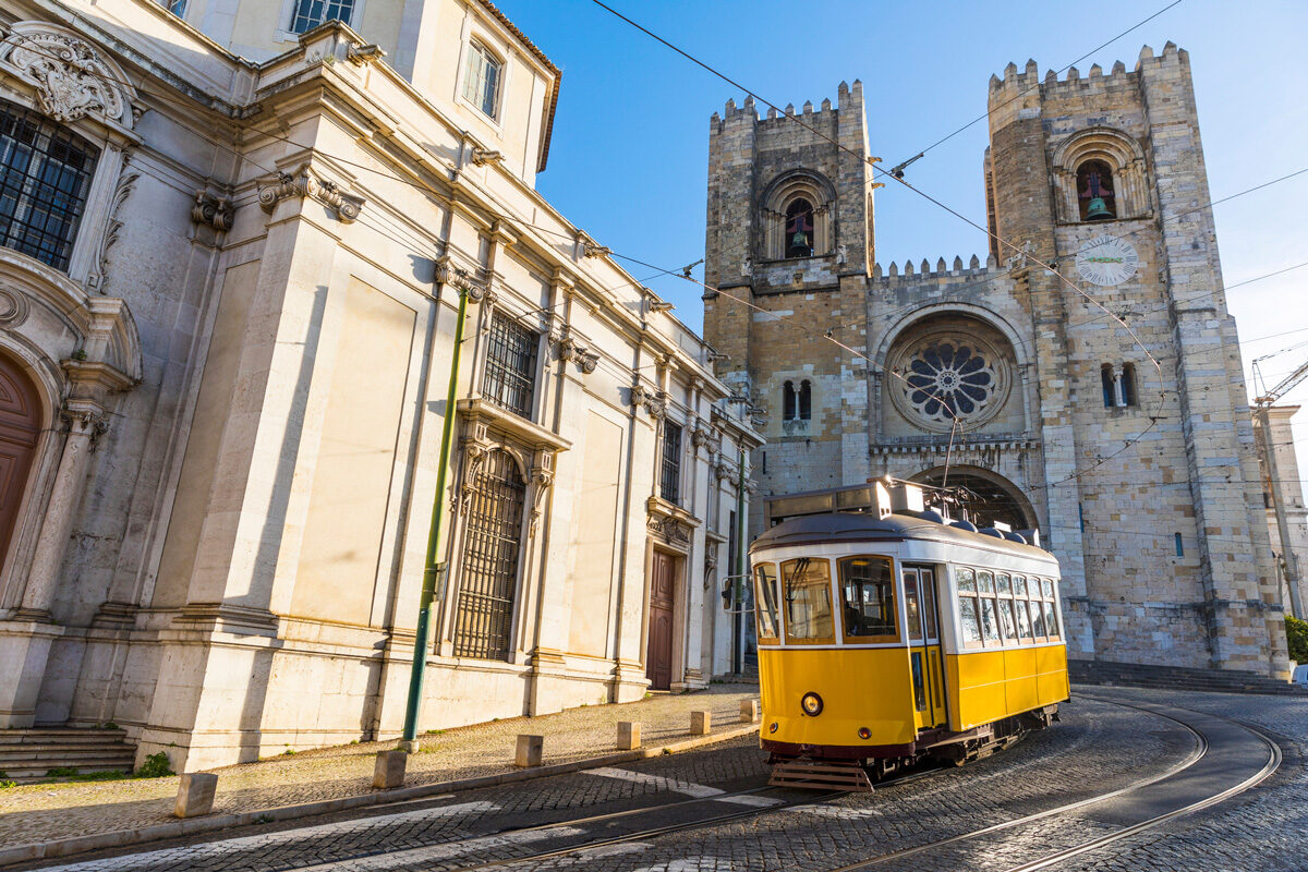 Lisbon Yellow Tram