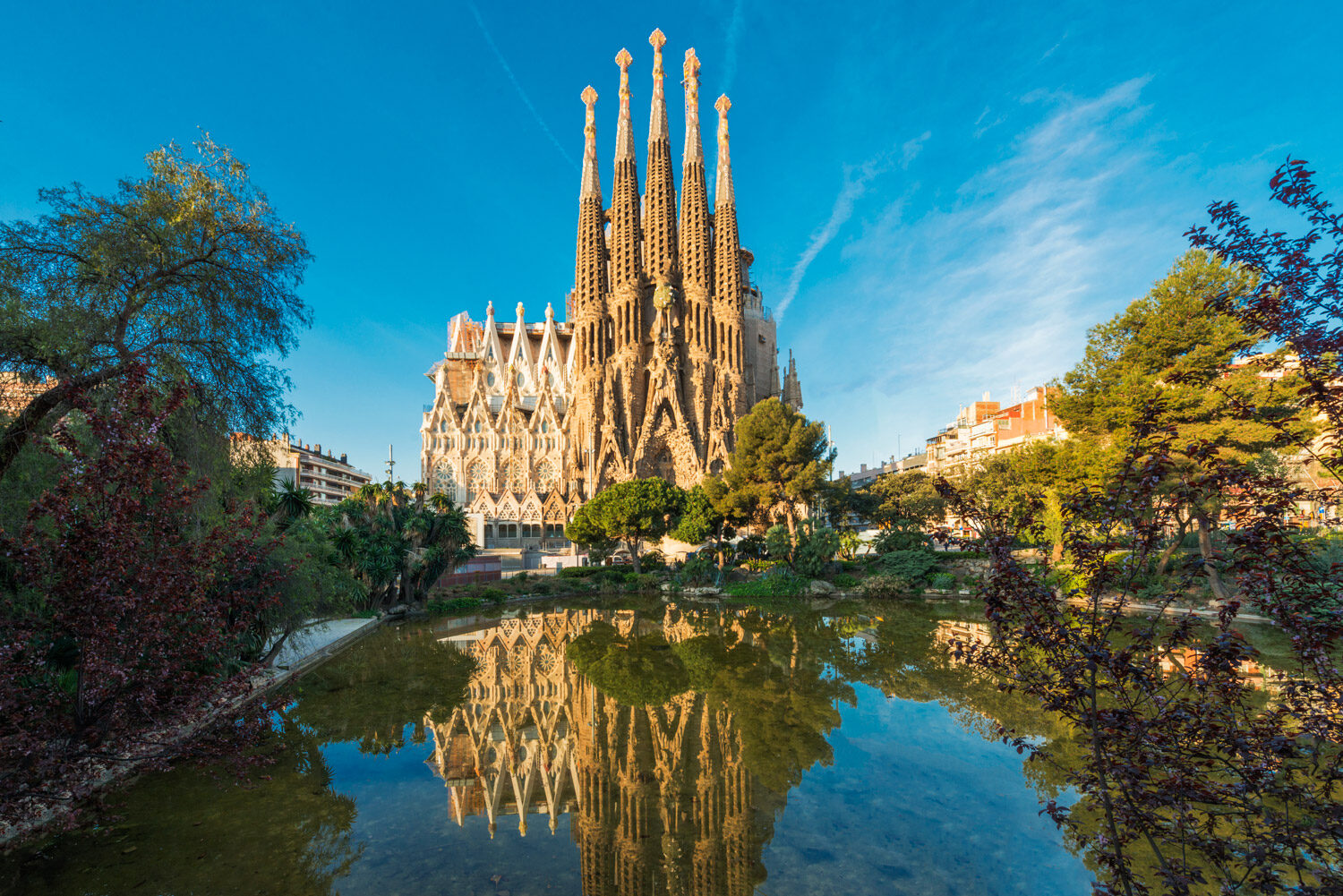 Sagrada Familia at Barcelona, Spain