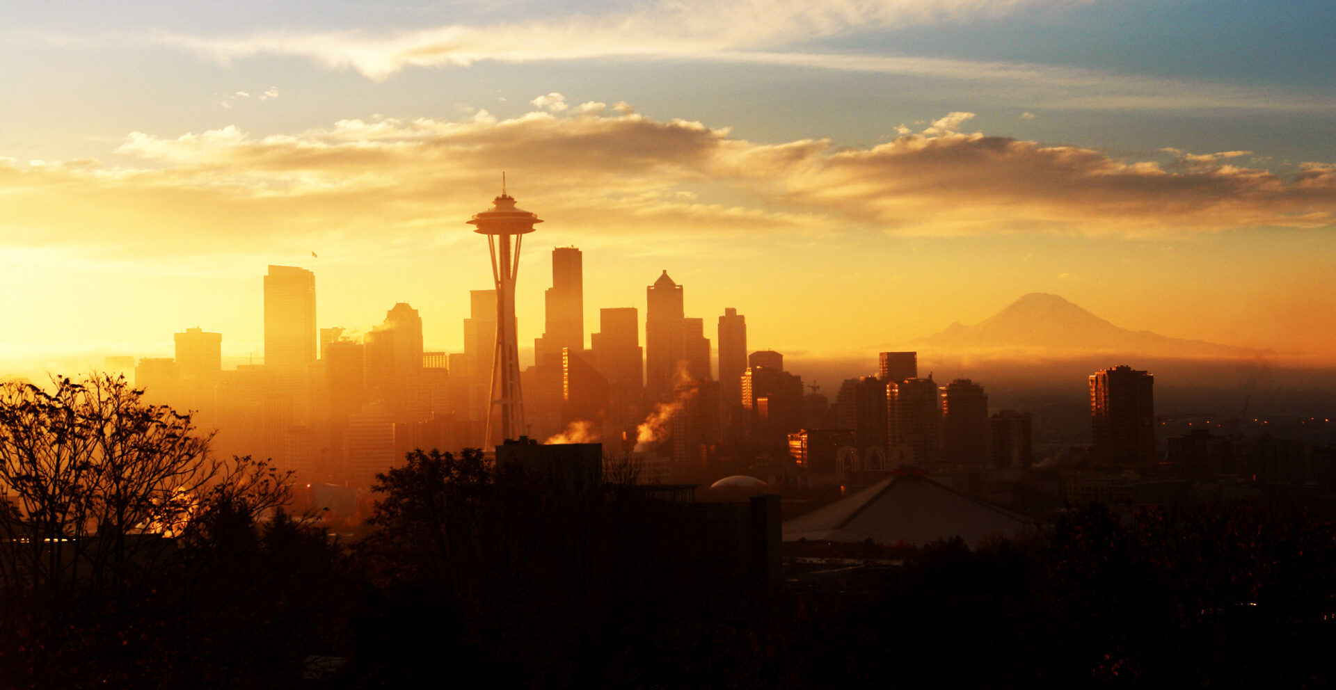 Seattle sun skyline