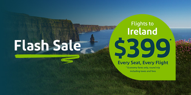 Flight Sale to Ireland